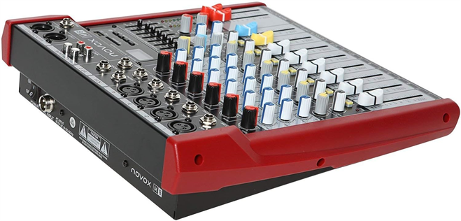 Novox M8 mešalna miza z USB predvajalnikom