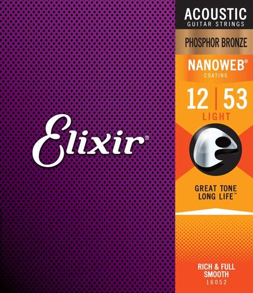 ELIXIR 12-53 LIGHT PHOSPHOR BRONZE strune za akustično kitaro