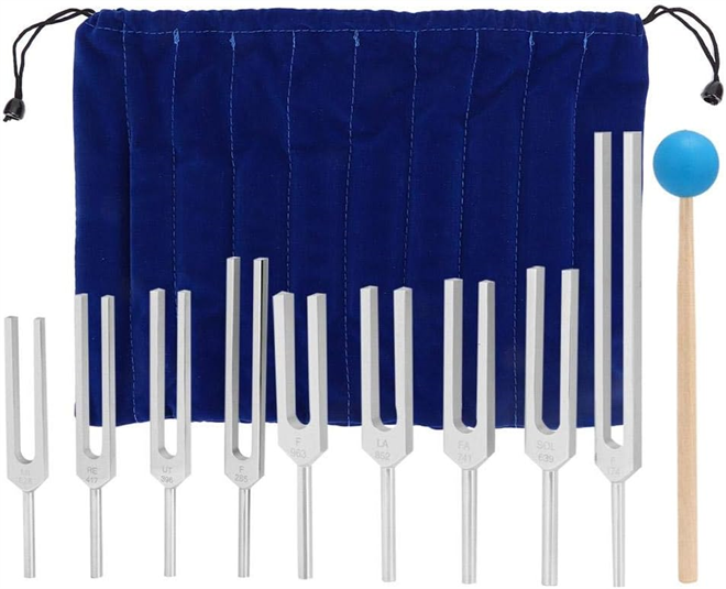 Terapevtske glasbene vilice - komplet (9x)