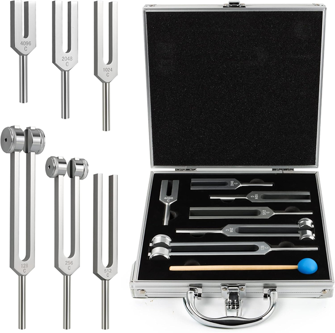 Terapevtske glasbene vilice - C komplet (6x)