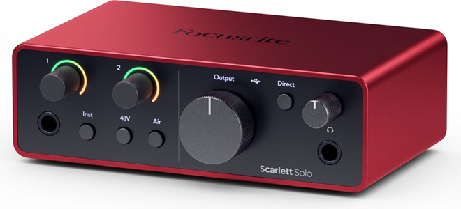 Focusrite Scarlett Solo 4th Gen USB audio vmesnik