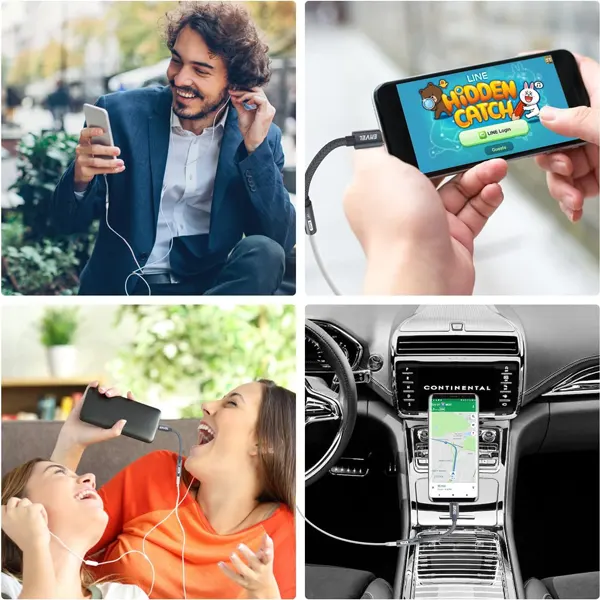 Envel USB-C na Jack 3,5 stereo ženski konektor kabel