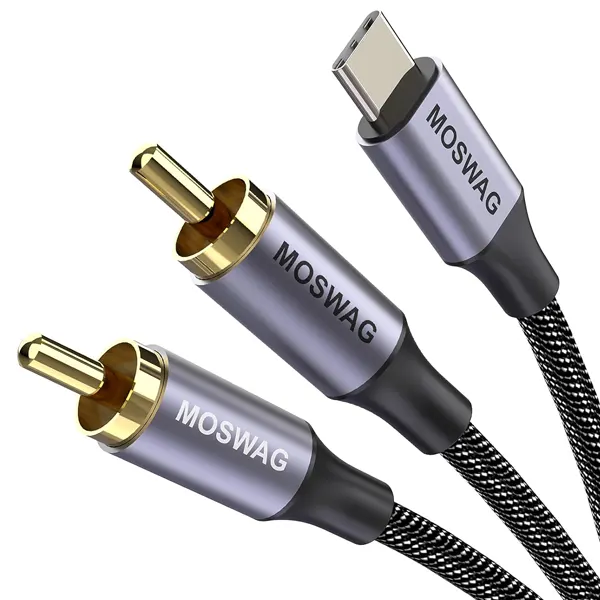 Mos USB-C na 2x RCA audio kabel 1m