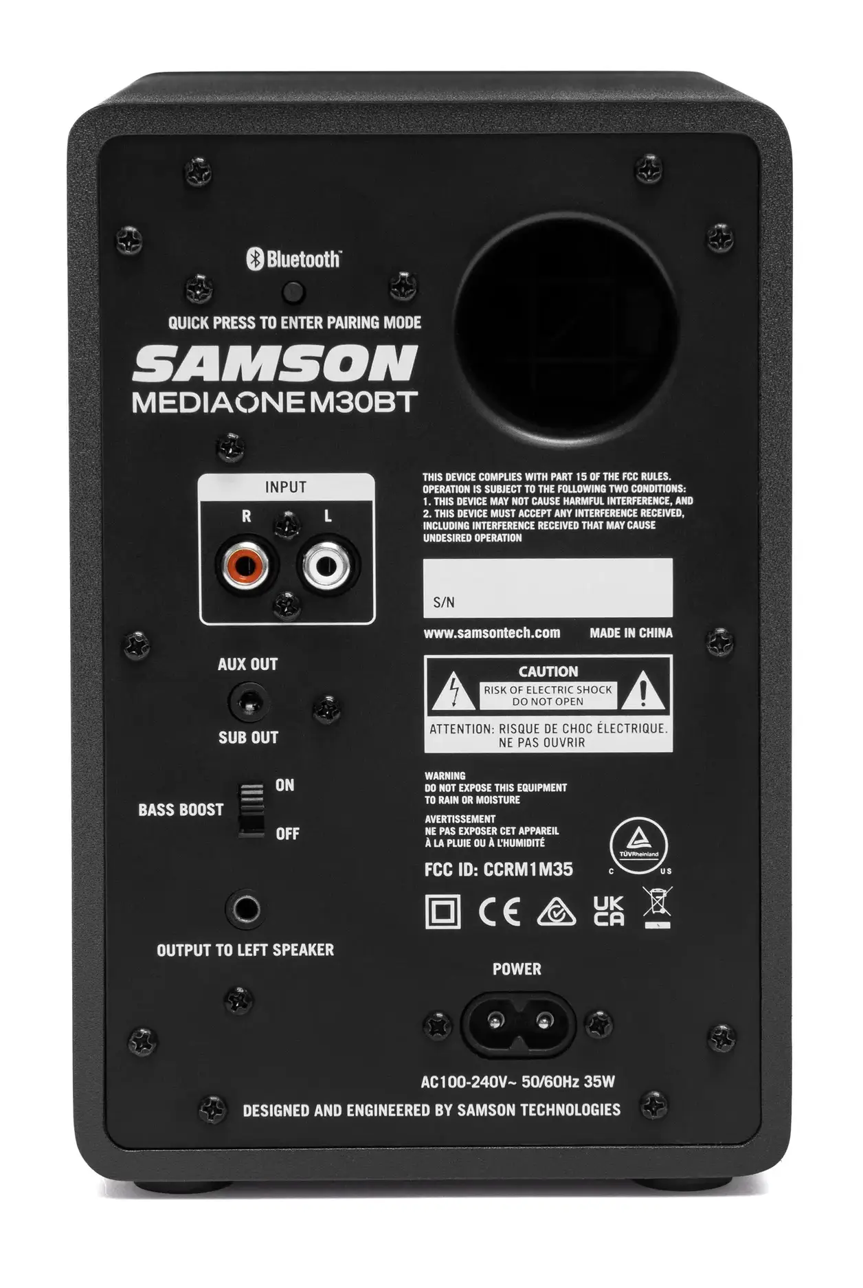 Samson MediaOne M30BT studijski monitorji (par)