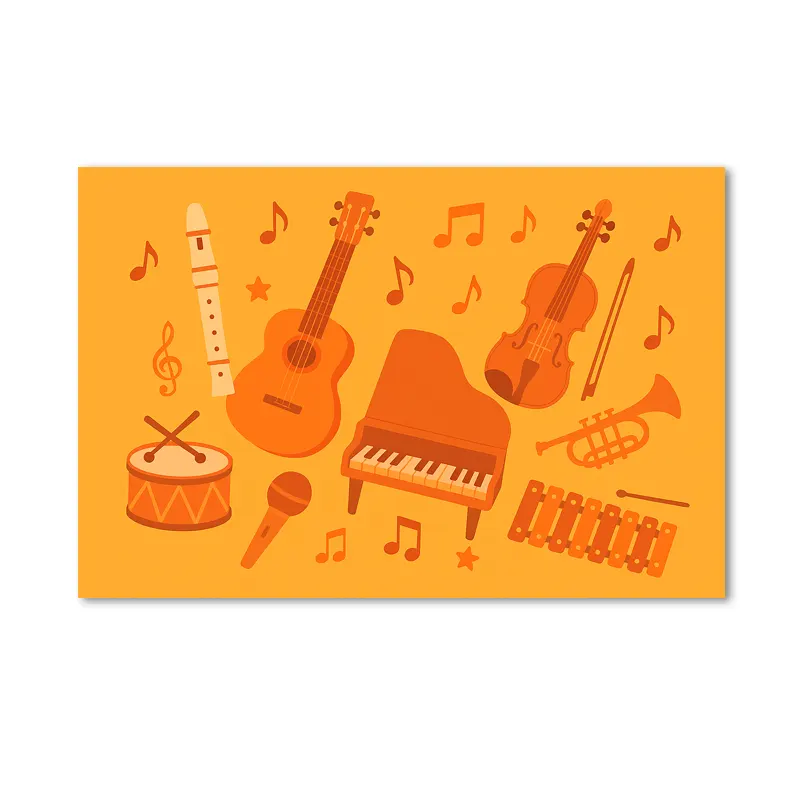 NOTNI ZVEZEK - A5 široko črtovje ORANGE