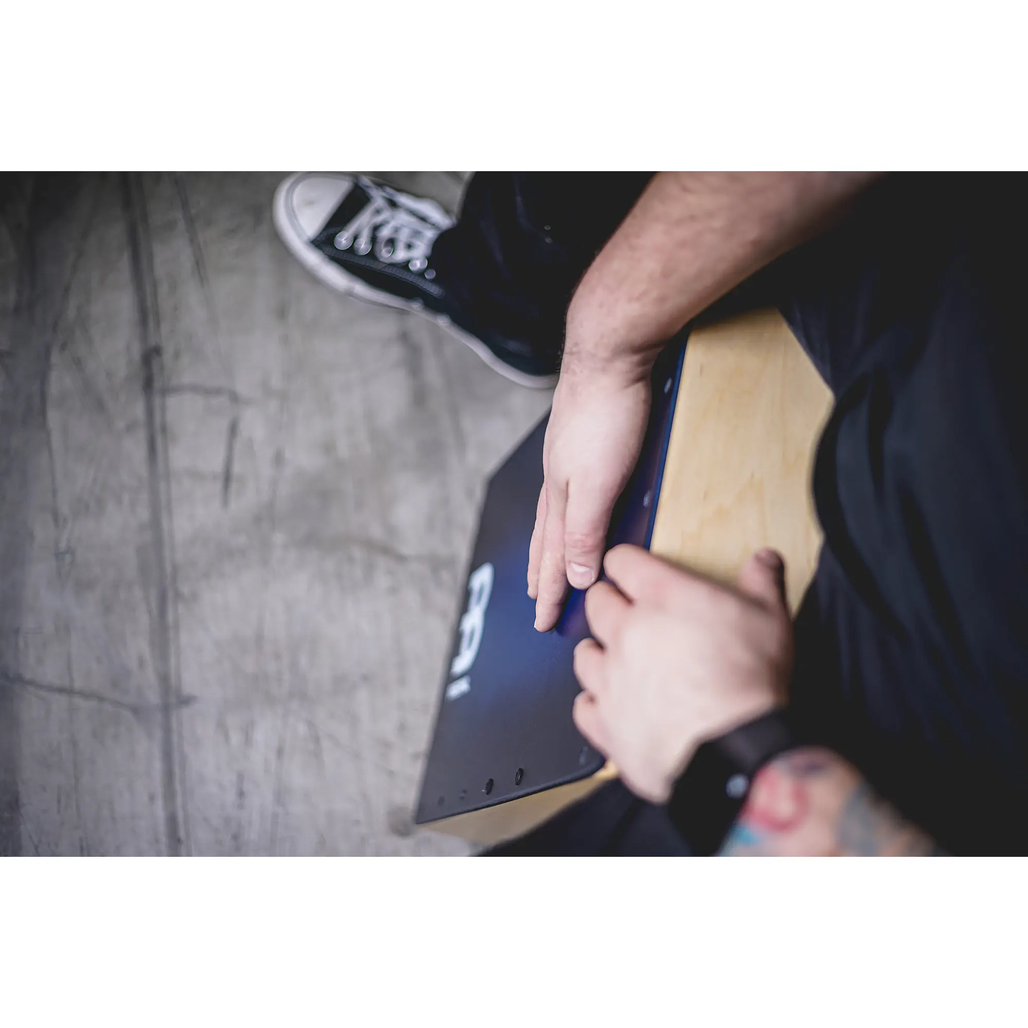 Meinl Snarecraft Cajon 100 Blue Burst