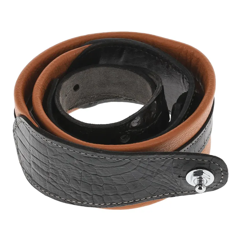 GEWA Prestige 65 oblazinjen pas za kitaro Sand/Black s Strap-lock sistemom