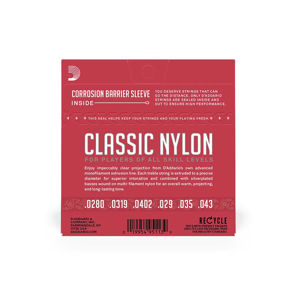 D'Addario EJ27N Student Nylon strune za klasično kitaro normal tension