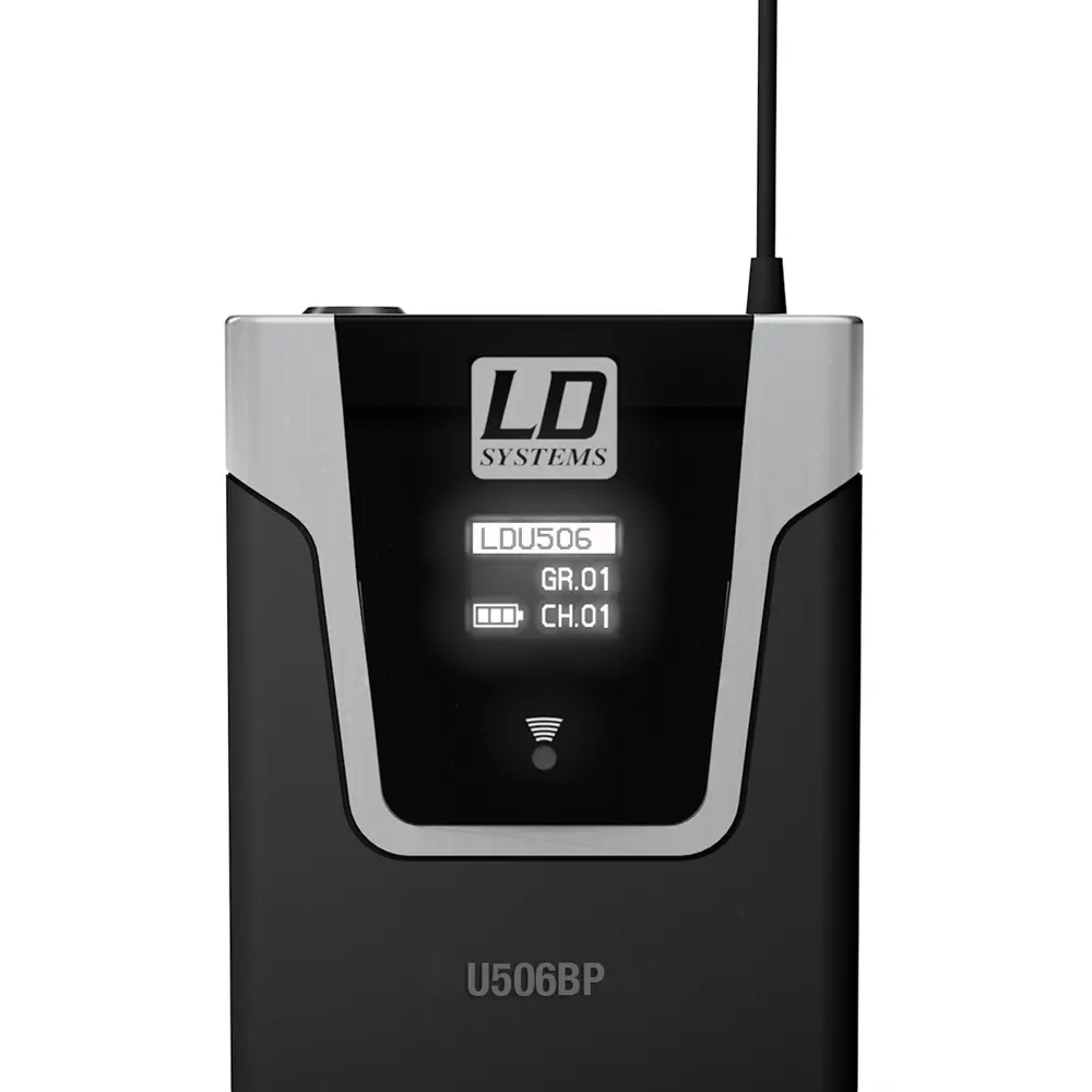 LD Systems U506 (655 - 679 MHz) BPL 2 brezžični mikrofonski sistem s kravatnima mikrofonoma