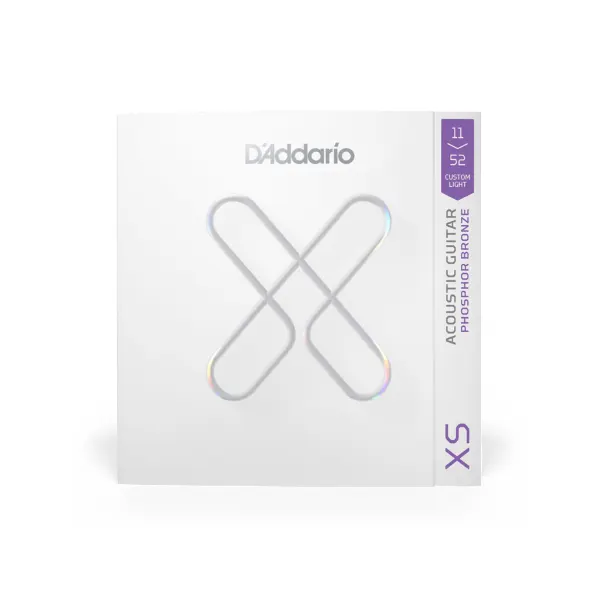 D'Addario XS Phosphor Bronze 11-52 coated strune za akustično kitaro