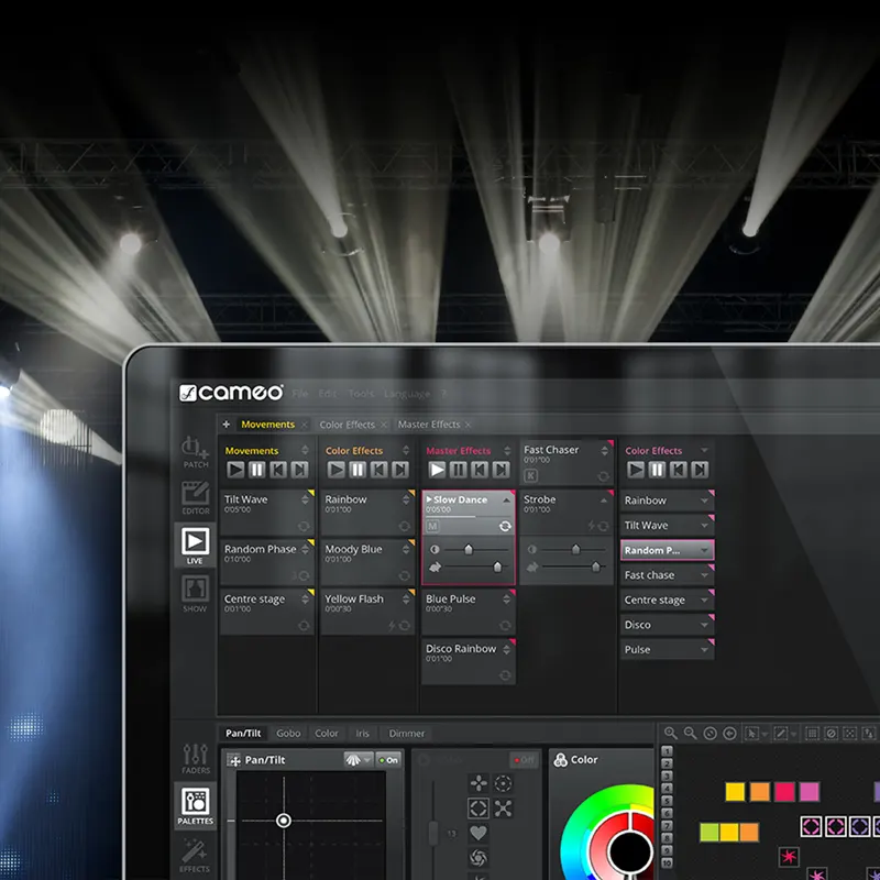 Cameo DVC CUE DMX kontroler in vmesnik