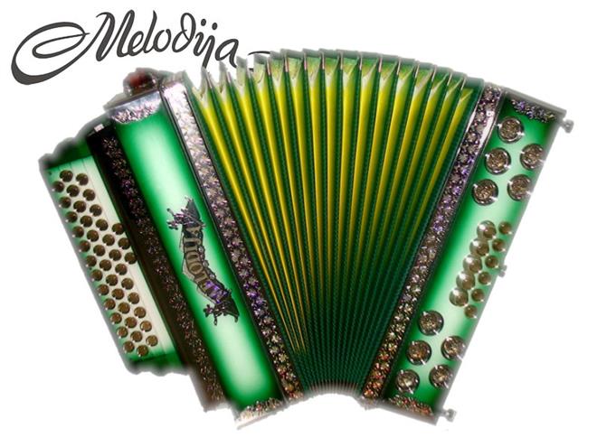 Melodija diatonična hamonika 38cm STANDARD