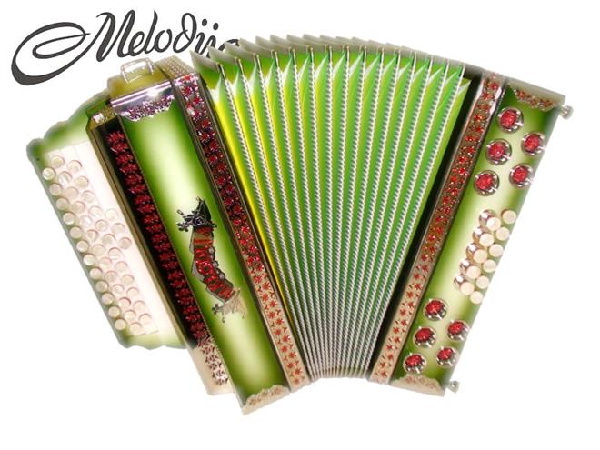 Melodija diatonična hamonika 38cm STANDARD