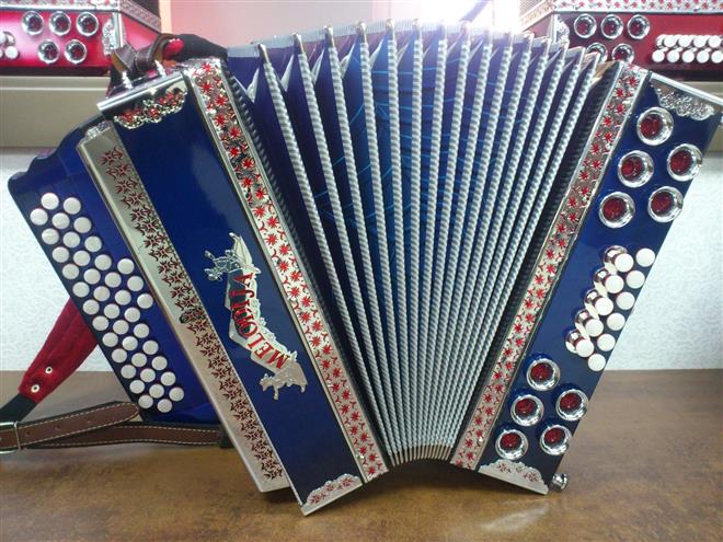 Melodija diatonična hamonika 38cm STANDARD