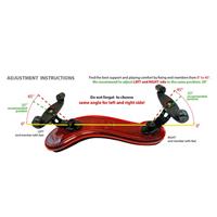 VIVA Flex 1/4 - 1/2 rdeča, mostiček za violino