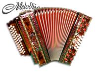 Melodija diatonična harmonika 38cm Super Dural