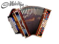 Melodija diatonična harmonika 38cm Super Dural