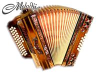 Melodija diatonična harmonika 38cm Super Dural