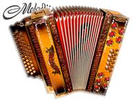 Melodija diatonična harmonika 38cm Super Dural