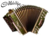 Melodija diatonična harmonika 38cm Super Dural