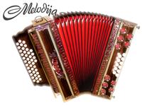 Melodija diatonična harmonika 38cm Super Dural