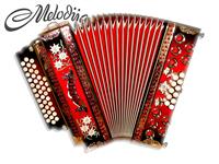 Melodija diatonična hamonika 38cm UNIKAT