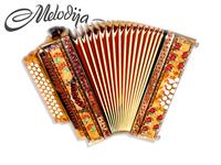 Melodija diatonična hamonika 38cm UNIKAT