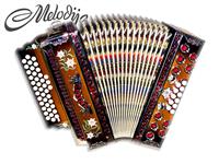 Melodija diatonična hamonika 38cm UNIKAT