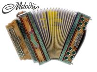 Melodija diatonična hamonika 38cm UNIKAT