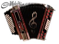 Melodija diatonična hamonika 38cm AMANO