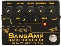 TECH 21 SANSAMP BASS DRIVER DI V2 efekt pedal