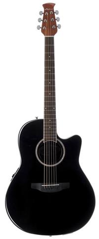 OVATION APPLAUSE AB24-5S Black Satin elektro-akustična kitara