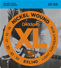 D'ADDARIO EXL140 10-52 strune za električno kitaro