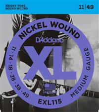 D'ADDARIO EXL115 11-49 strune za električno kitaro
