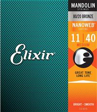 ELIXIR 11-40 MEDIUM NANOWEB strune za mandolino