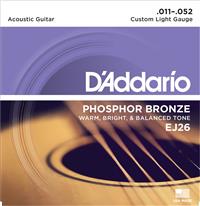 Strune D'ADDARIO EJ26 11-52 Phosphor Bronze strune za ak. kitaro