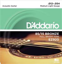 D'ADDARIO EZ920 85/15 Bronze 012-054 strune za akustično kitaro