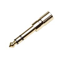 Adam Hall K4AMF3JM3GOLD  3,5 - 6,3 mm stereo pretvornik