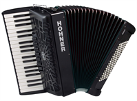 Hohner BRAVO III 80-basna Silent keys harmonika črna