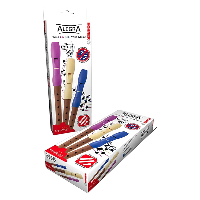 HOHNER Alegra sopranska kljunasta flavta Violet (nemški prijem)