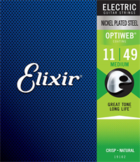 ELIXIR 11-49 MEDIUM OPTIWEB strune za električno kitaro