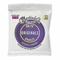 Martin M175 11-52 Custom Light  80/20 Originals strune za akustično kitaro