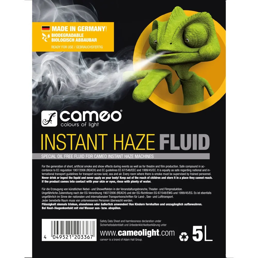 Cameo INSTANT HAZE FLUID 5L