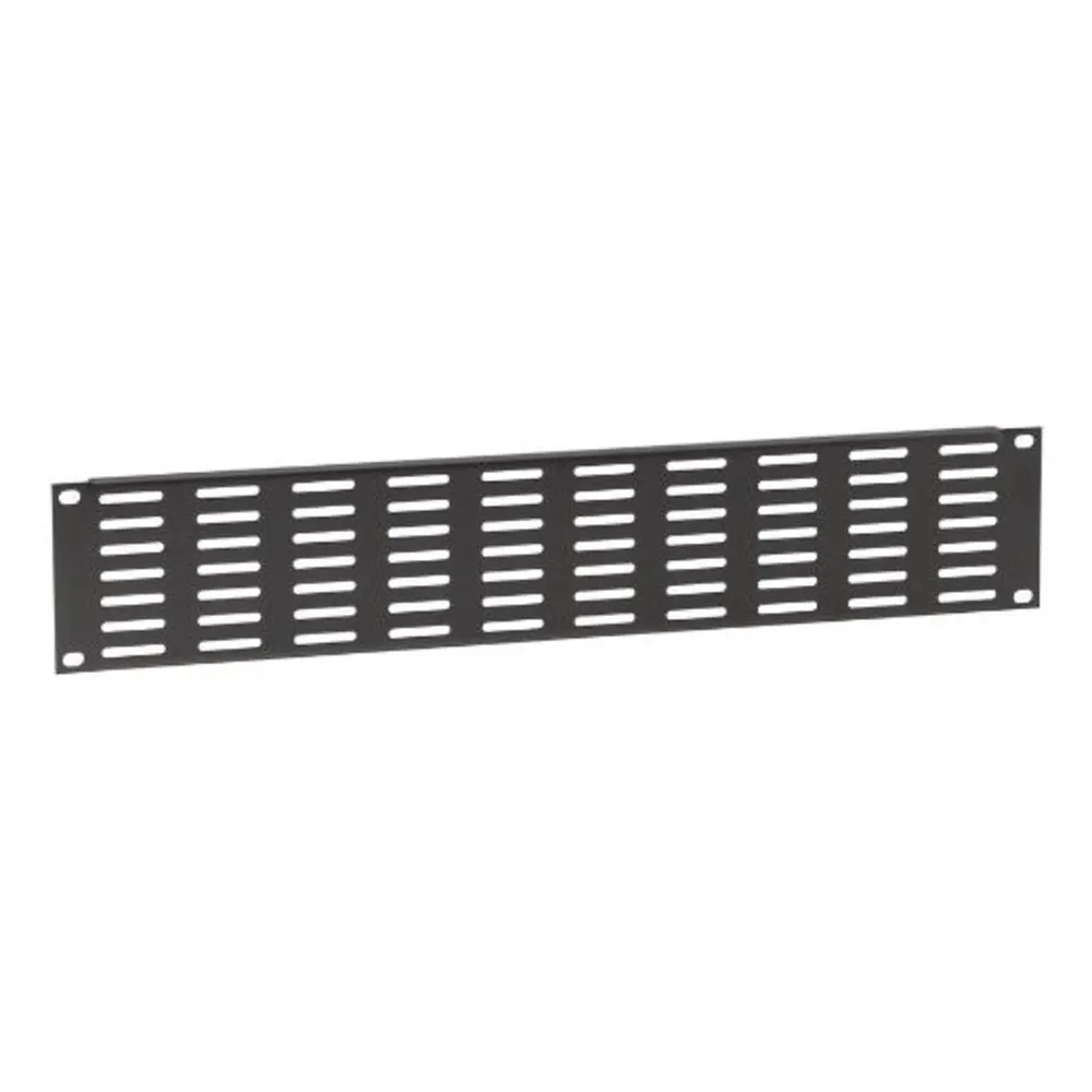 19'' Ventilacijski u-shaped rack panel 2U iz jekla za vgradne kovčke