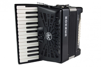 Hohner BRAVO II 48-basna harmonika črna (New Bellow)