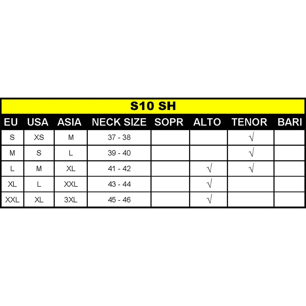 BG S10SH pas za ALT/TENOR saksofon