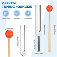 Medicinske glasbene vilice 432 Hz