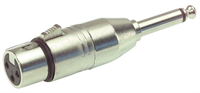 GEWA adapter XLR (ž) Jack 6.3 mono