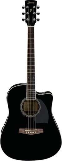 IBANEZ PF15ECE BK elektro-akustična kitara