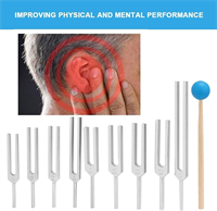 Terapevtske glasbene vilice - komplet (9x)